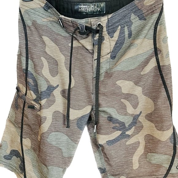 thumbnail image 2 of O'Neill Kids Boy's Hyperfreak Swim Shorts (Toddler/Little Kids) Black SM (4 Little Kids 2 of 12